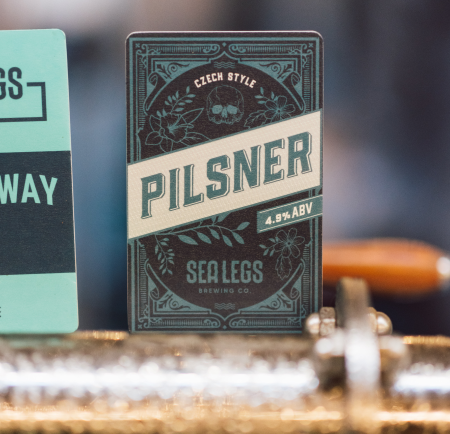 Sea Legs Pilsner card